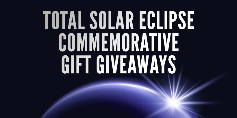 Total Solar Eclipse Commemorative Gift Giveaways at Seneca Resorts and Casinos