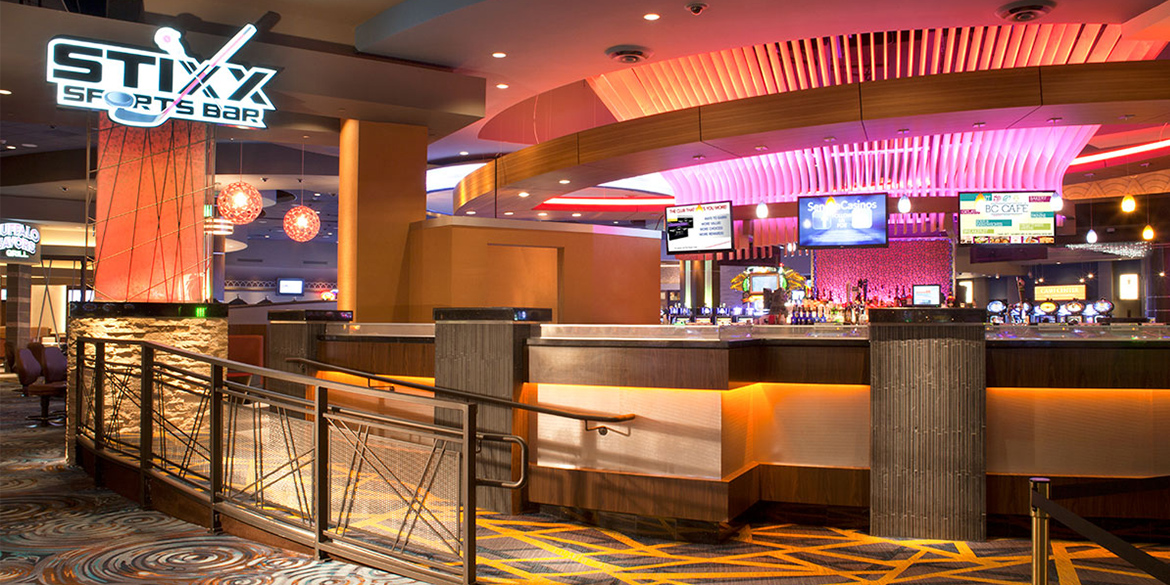 Photo of Stixx Sports Bar at Seneca Buffalo Creek Casino