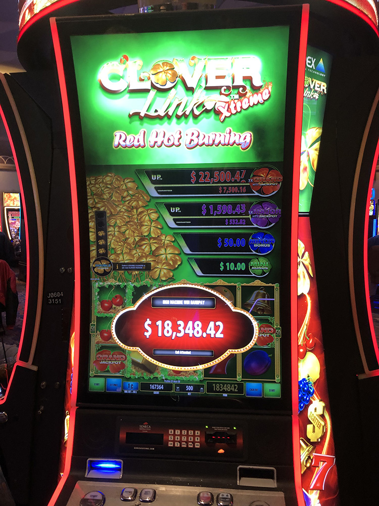 $18,349 on Clover Link Xtreme Red Hot Burning on November 28