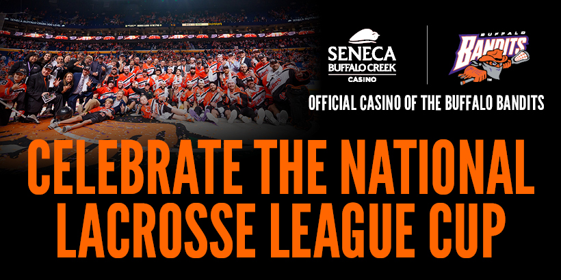 See The National Lacrosse League Cup at Seneca Buffalo Creek