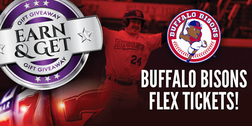 Earn & Get: Buffalo Bisons Flex Tickets At Seneca Buffalo Creek