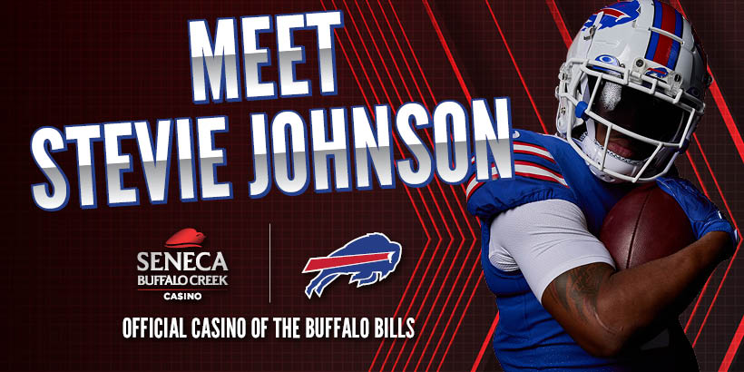 Meet Stevie Johnson at Seneca Buffalo Creek