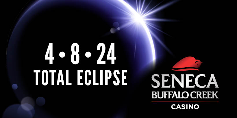 Total Eclipse 2024 Viewing Party at Seneca Buffalo Creek Casino!