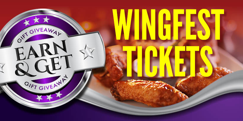 Earn & Get: Wingfest Tickets At Seneca Buffalo Creek Casino