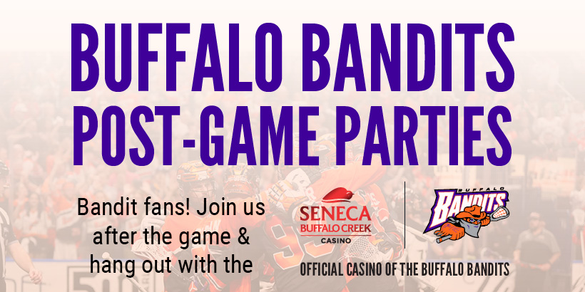 Buffalo Bandits Post-game Parties at Seneca Buffalo Creek