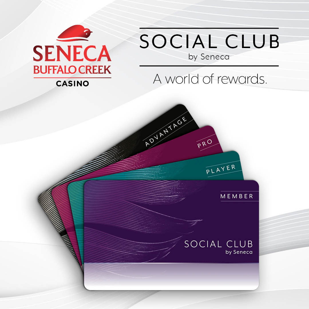 Join the Social Club at Seneca Buffalo Creek and Get $25 Free Table Bet!