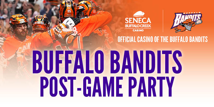 Buffalo Bandits Post-game Parties at Seneca Buffalo Creek