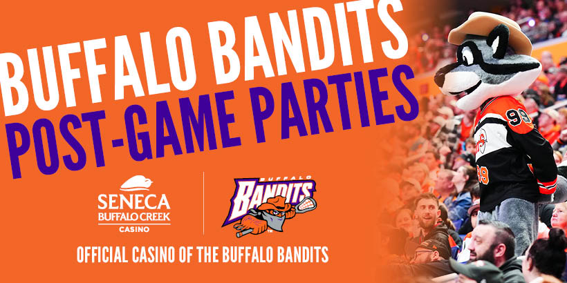 Buffalo Bandits Post-Game at Seneca Buffalo Creek