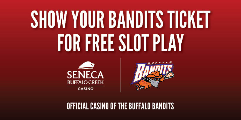 Instantly Receive Free Slot Play with Your Buffalo Bandits Ticket